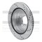 Dynamic Friction Co Brake Rotor Drilled And Slotted Silver, 631-48058L 631-48058L - alternate 5